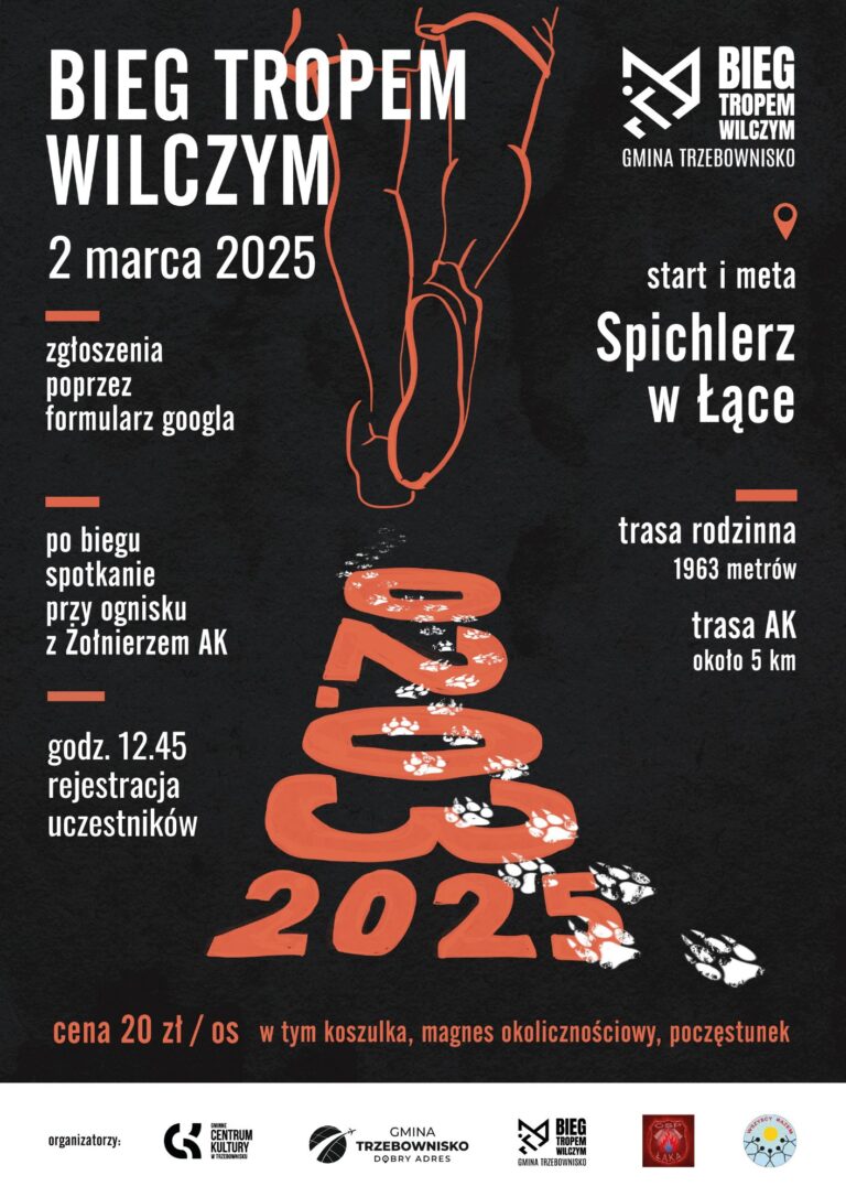 ZAPROSZENIE  – I Bieg wilczym tropem w Gminie Trzebownisko