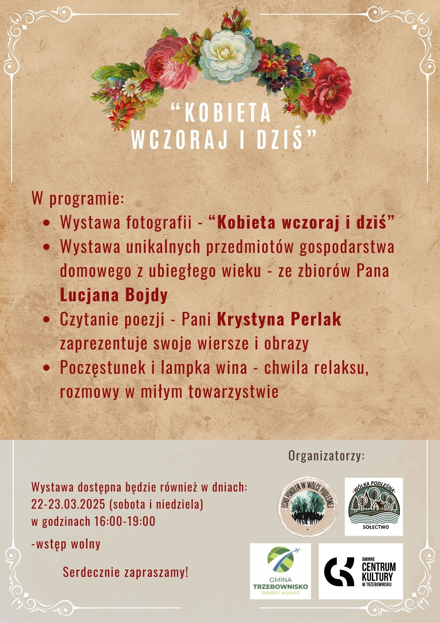 ZAPROSZENIE – Kobieta wczoraj i dziś