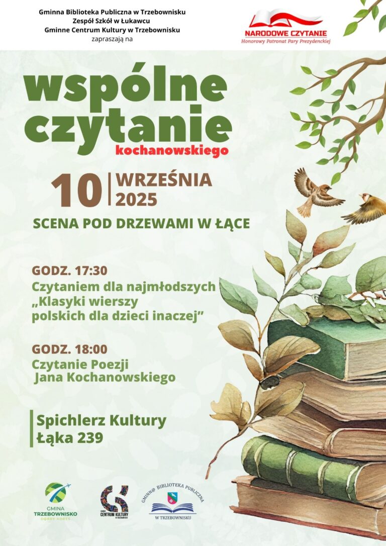 ZAPROSZENIE – Wspólne czytanie Kochanowskiego