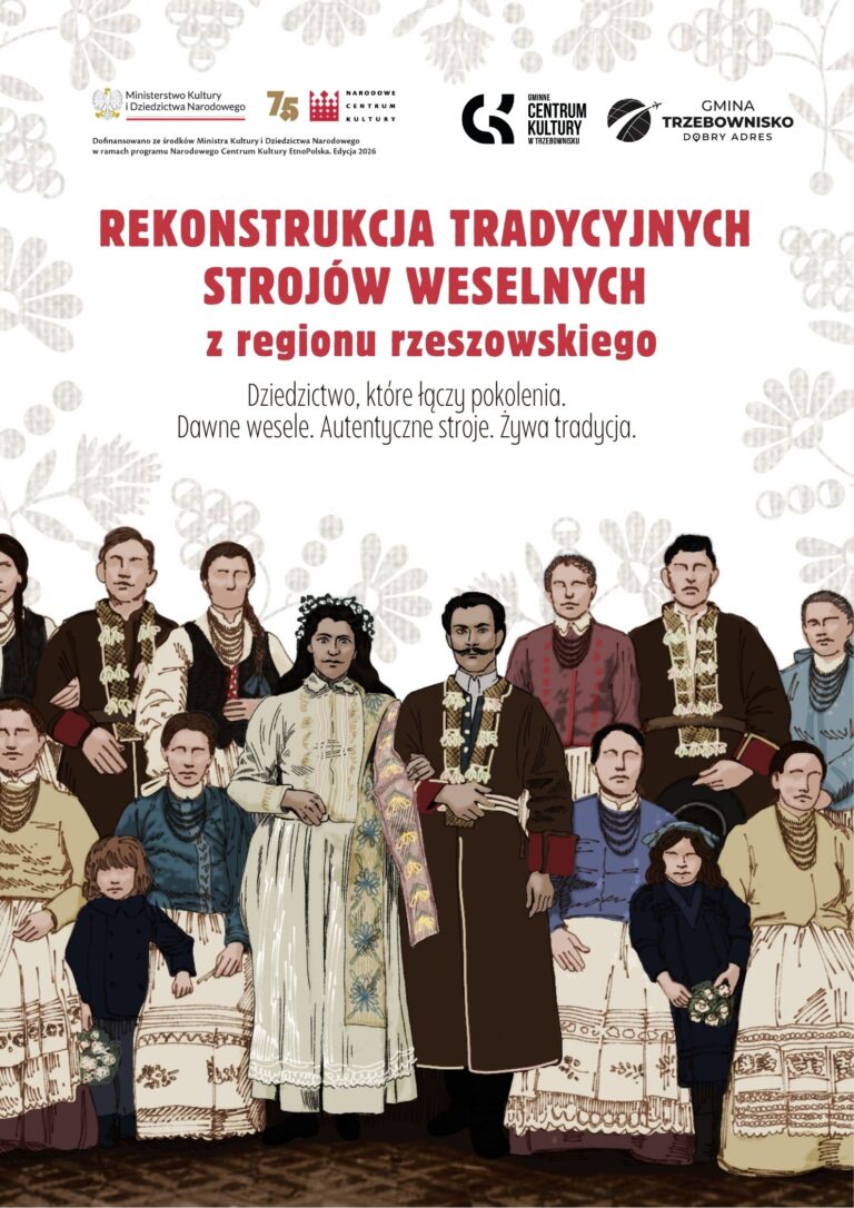 Nowy projekt Gminnego Centrum Kultury w Trzebownisku – „Wesele Łąckie – rekonstrukcja tradycyjnych strojów weselnych regionu rzeszowskiego”